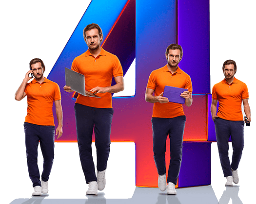 Великолепная четверка Ростелеком в селе Красная Пахра (Москва)